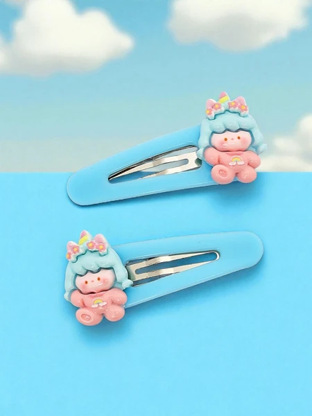 Barrettes colorées Angelicornia