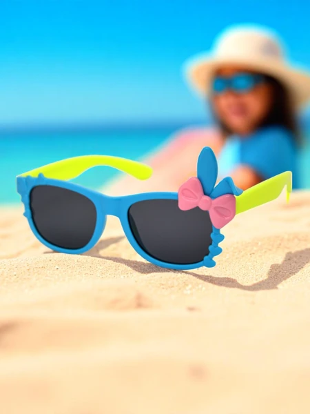 Royalfashion Lunettes de soleil enfant Bunny Shine avec décorations