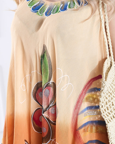 Robe jupe a'la orange pour femmes - Vêtements