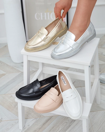 OUTLET Royalfashion Mocassins pour femmes en cuir écologique Zibom