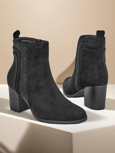 Bottines de cheville pour femmes à talon Royalfashion Venotto