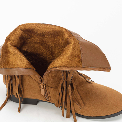 Bottines femme Cersida marron a'la cowboy boots - chaussures