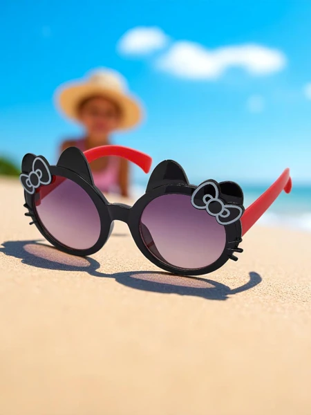 Royalfashion Lunettes de soleil Chat Kitty pour enfants
