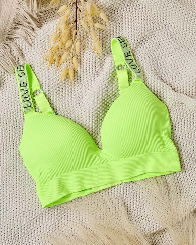 Royalfashion Soutien-gorge côtelé pour femme