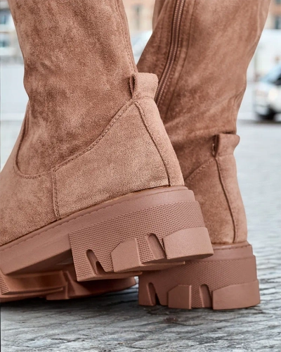 Bottes plates jusqu'au genou pour femmes Royalfashion Vianas