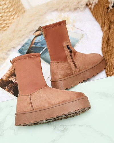 Royalfashion bottes a'la bottes de neige pour femmes Penelgia