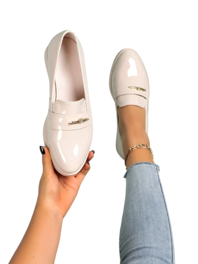 Mocassins vernis pour femmes Royalfashion Arefel