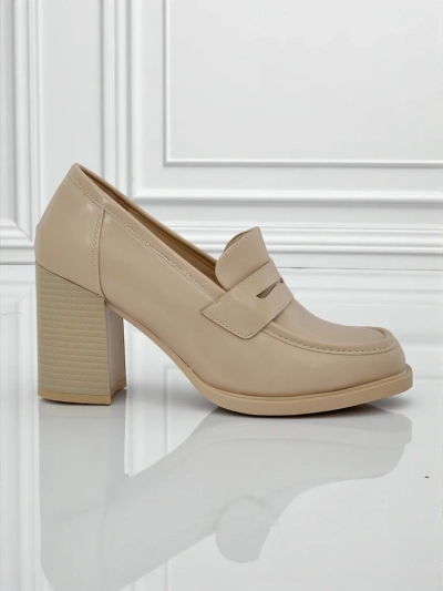Royalfashion Mocassins pour femmes à talons Minerva