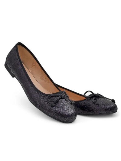 Royalfashion Ballerines pour femmes avec paillettes et nœud Aramie