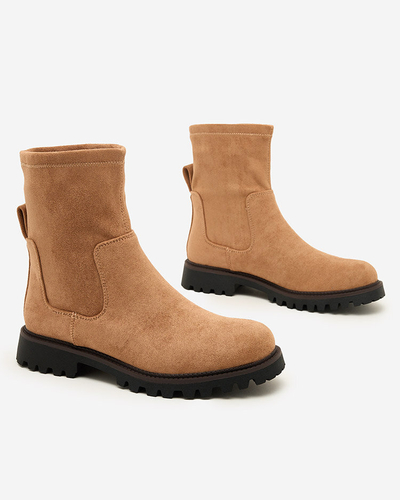 Royalfashion Bottes Gebimma pour femme en éco-suède