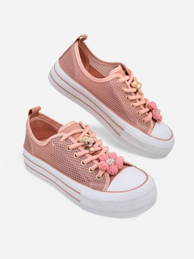 Baskets perforées pour femmes Royalfashion avec embellissements Osdo