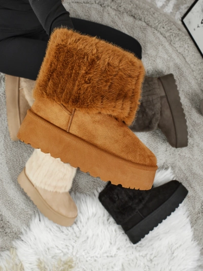 Bottes de neige pour femmes avec fourrure Irelle