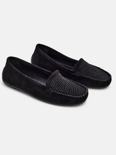 Mocassins Royalfashion pour femmes avec des strass Ezuess