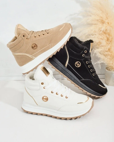 Royalfashion Baskets chauffantes pour femme avec fourrure Casill
