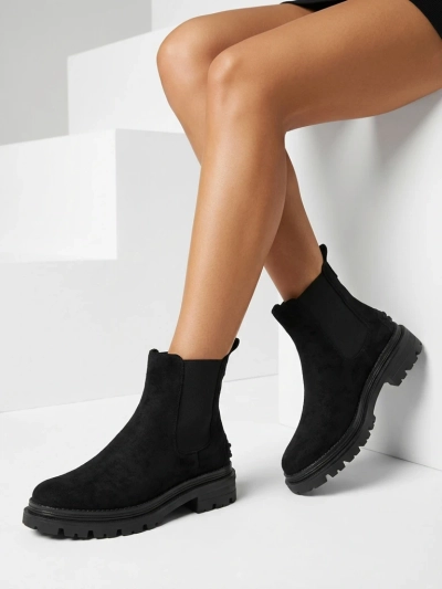 Royalfashion Bottes Comfy Walk isolées pour femmes, noires