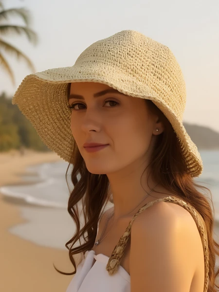 Royalfashion Chapeau de paille pour femme Shade Muse