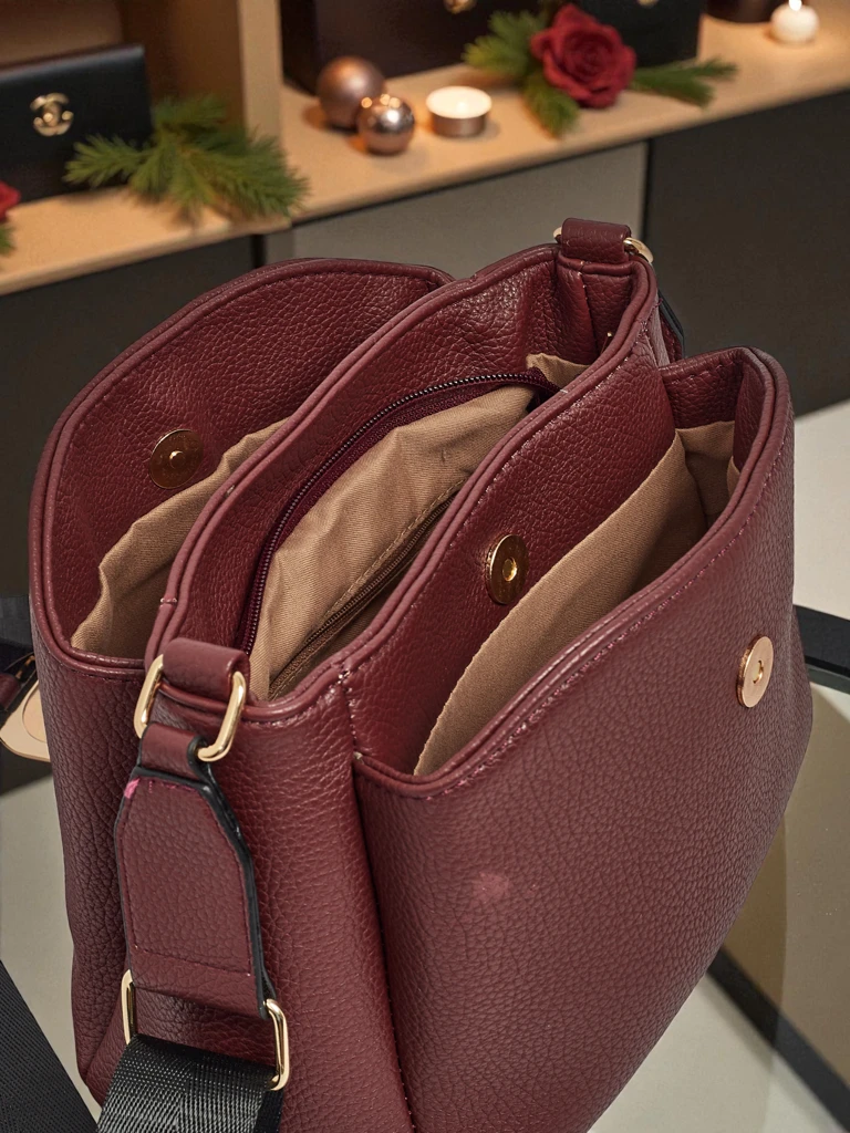 Petit sac à main pour femme en cuir écologique Violes