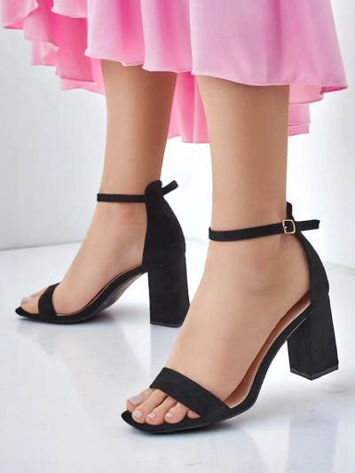 Sandales en suède éco Royalfashion pour femmes Qwadrat