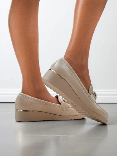 Mocassins Royalfashion pour femmes sur une basse semelle Leffo