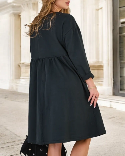 Royalfashion Robe en tissu pour femme