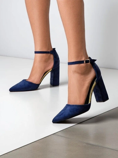 Royalfashion Escarpins en suède écologique pour femmes Calde