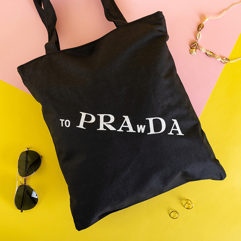 Sac bandoulière femme noir avec inscription - Sacs à main