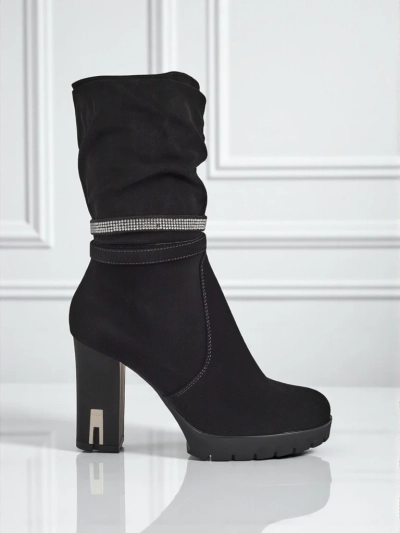 Bottines Ashlen Bloom mates pour femmes à talons carrés