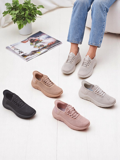 Royalfashion Chaussures de sport à enfiler en tissu pour femmes Arrate