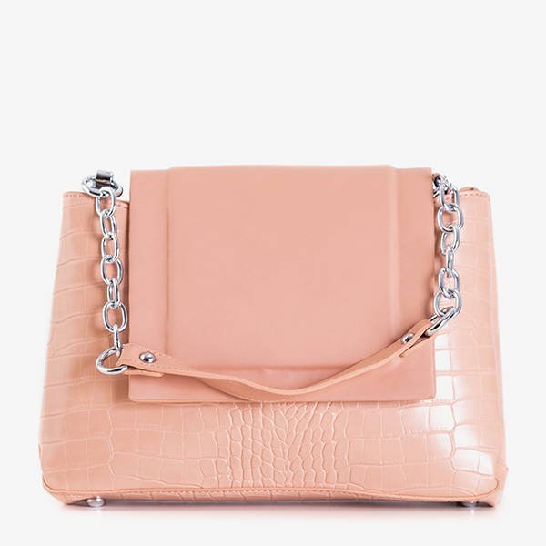 Sac à main femme nude avec gaufrage animalier - Sacs à main