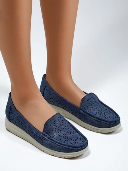 Mocassins perforés Royalfashion pour femmes Besset