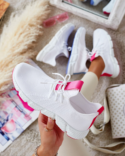Chaussures de sport femme Baym blanc et rose - Footwear