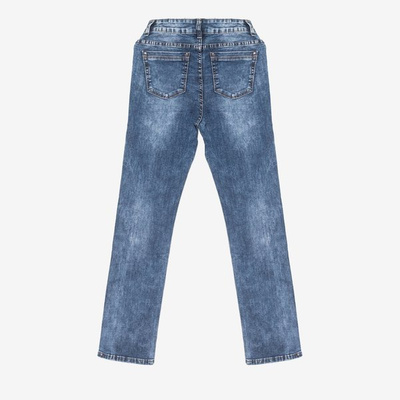 Pantalon bleu jeans femme - Vêtements