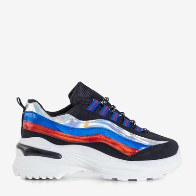 Baskets sport femme noires sur la plateforme Alana - Footwear