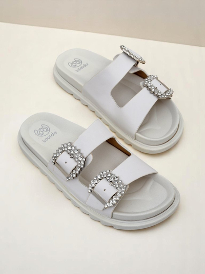 Royalfashion mules pour femmes à boucles Mrs Aurora