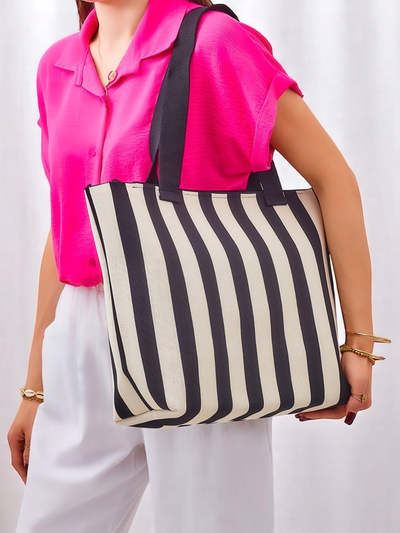 Royalfashion Sac en tissu rayé quotidien