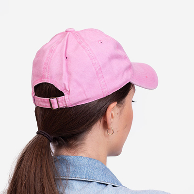 Casquette baseball femme denim rose - Accessoires