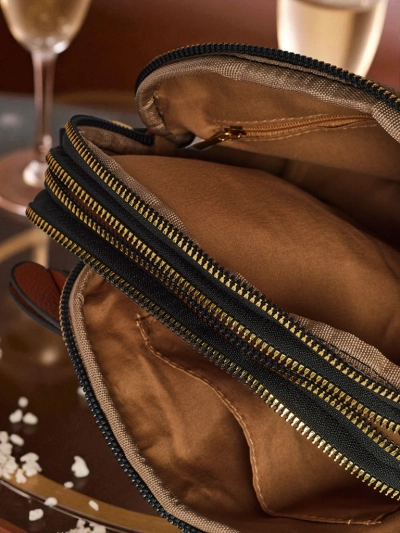 Petit sac à main pour femme en cuir écologique Ebony Glow