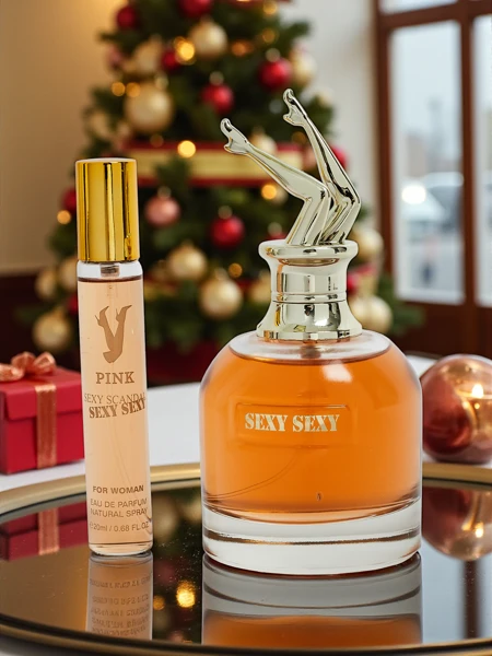 Zestaw Inspirowana Eau de parfum pour femme et vaporisateur de sac Scandal Pink Sexy