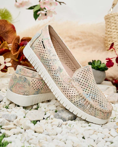 Royalfashion Mocassins ajourés pour femme Nafis