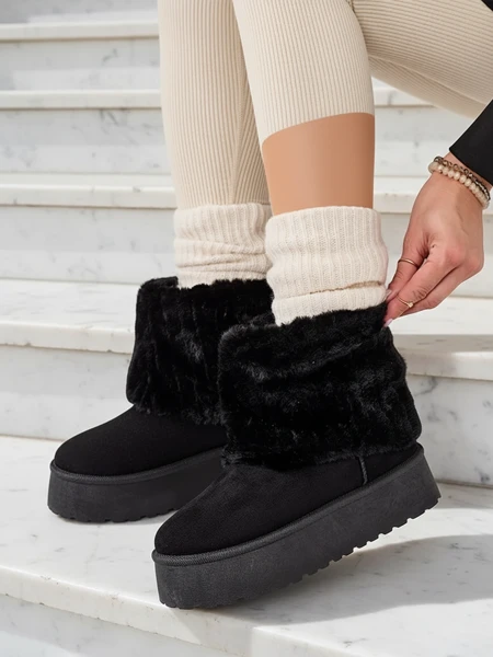 Royalfashion boots a'la bottes de neige pour femmes Renutis