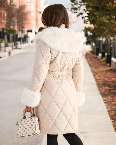 Veste d'hiver matelassée pour femme Royalfashion