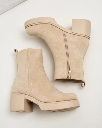 Royalfashion Bottes à talon aiguille Tratta pour femme