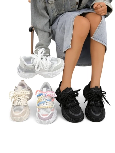 Chaussures de sport pour femmes Royalfashion sur une semelle épaisse Loness