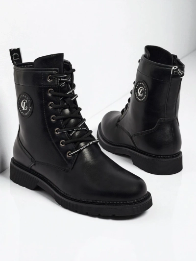 Bottines lacées pour femmes en cuir écologique Tavira