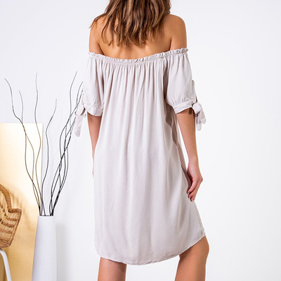 Mini robe femme beige A'la Spanish - Vêtements