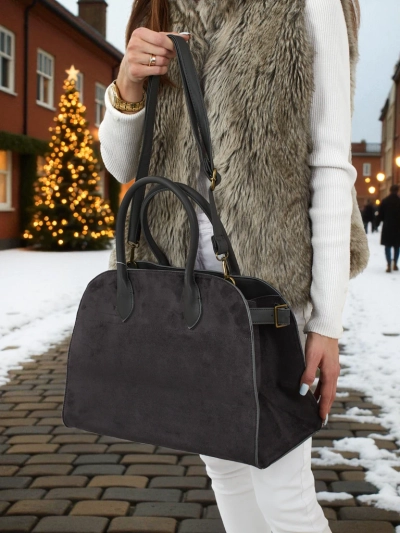 Sac à main shopper pour femmes en éco-daim Dorelle