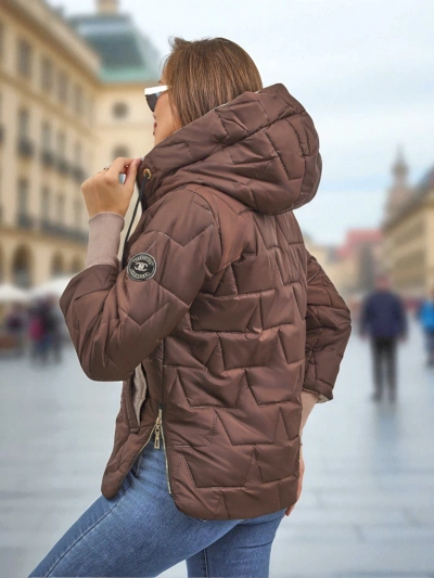 Veste matelassée pour femmes avec capuche et poignets élastiqués Silent Ridge