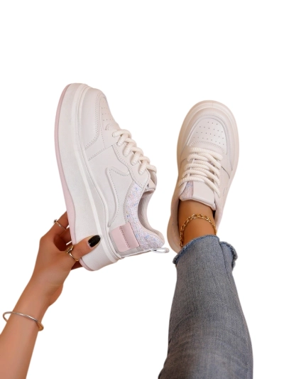 Royalfashion Sports baskets compensées pour femme Lincidi