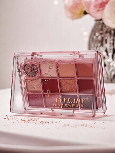 Palette de 12 ombres à paupières Ruby Glamour