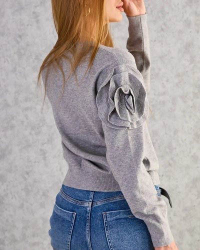 Royalfashion Pull femme déboutonné